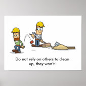 Site Housekeeping 002 Poster (Vorne)