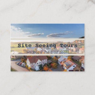Site Seeing Tours Visitenkarten Visitenkarte