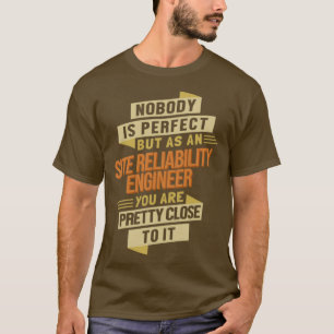Site-Sicherheitsingenieur nah, um die Anforderunge T-Shirt