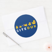 Sitedux Logo-Aufkleber Runder Aufkleber (Umschlag)