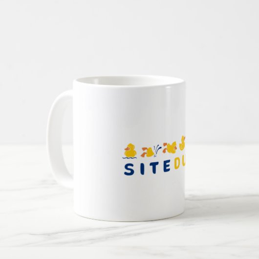 Sitedux-Logo-Tasse Kaffeetasse (Vorderseite Links)