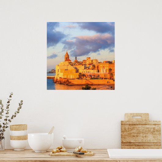 Sitges, Spanien Poster (Küche)
