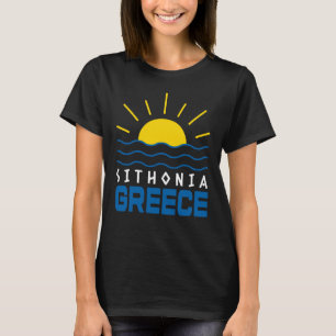 Sithonia Griechenland Sonnenschein und Meereswelle T-Shirt