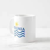 SITHONIA Griechenland-Sun Waves Kaffeetasse (Vorderseite Links)