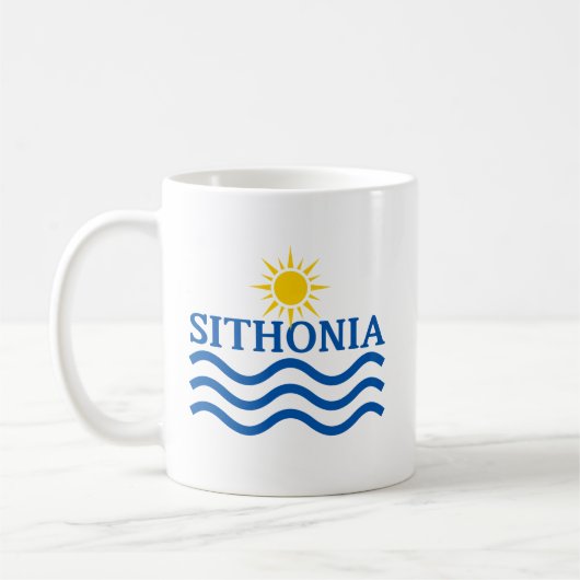 SITHONIA Griechenland-Sun Waves Kaffeetasse (Links)