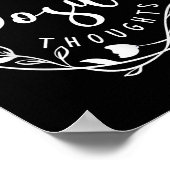 Sitive Affirmation And Sritual Or Grow Sitive Thou Poster (Ecke)