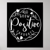 Sitive Affirmation And Sritual Or Grow Sitive Thou Poster (Vorne)