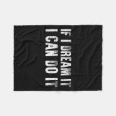 Sitive Affirmation Success Quote Men Women Teen Bo Fleecedecke (Vorderseite (Horizontal))