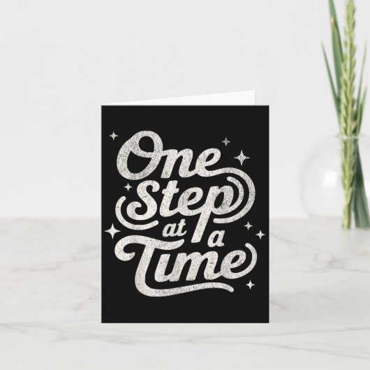 Sitive Insrational Motivational Quote Sitive Messa Karte (Vorderseite)