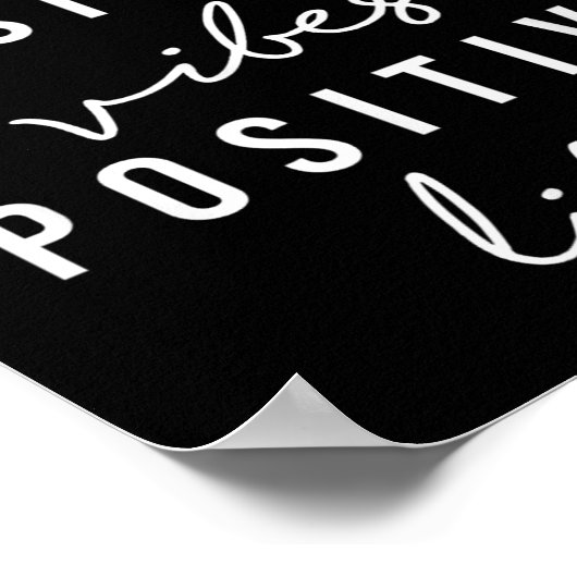 Sitive Mind Vibes Life Visualization Sitivity Moti Poster (Ecke)