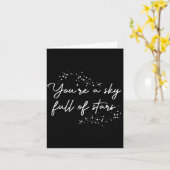 Sitive Motivational Du Bist Ein Himmel Voller Ster Karte (Gelbe Blume)