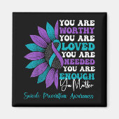 Sitive Motivational Suprt Suicide Prevention Aware Magnet (Vorne)