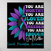 Sitive Motivational Suprt Suicide Prevention Aware Poster (Vorne)