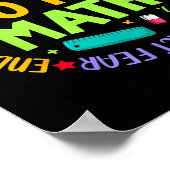 Sitive Quote Insring Slogan Love Hope Fear Do The  Poster (Ecke)