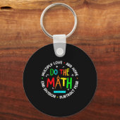 Sitive Quote Insring Slogan Love Hope Fear Do The Schlüsselanhänger (Vorderseite)