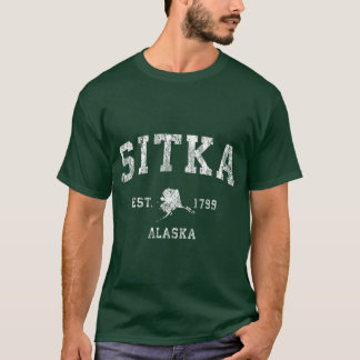Sitka Alaska AK Vintages Sportdesign T-Shirt