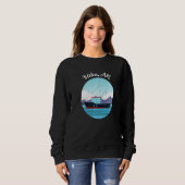 Sitka Alaska Fischerboot Fischer Sweatshirt (Vorne ganz)