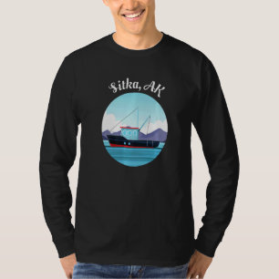 Sitka Alaska Fischerboot Fischer T-Shirt
