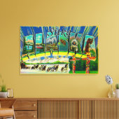 Sitka, Alaska, Große BriefszenenSitka, AK Leinwanddruck (Insitu (Wohnzimmer))