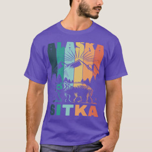 Sitka Alaska Mountain View T-Shirt