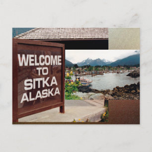 Sitka, Alaska Postkarte