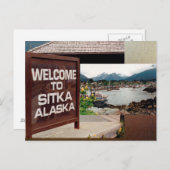 Sitka, Alaska Postkarte (Vorne/Hinten)