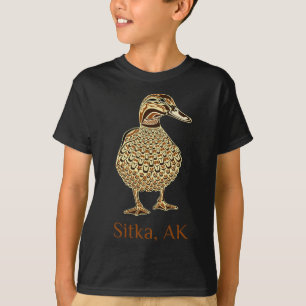 Sitka Alaska Stockente Vogel Liebhaber Native Amer T-Shirt
