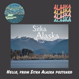 Sitka Alaska Travel Postkarte