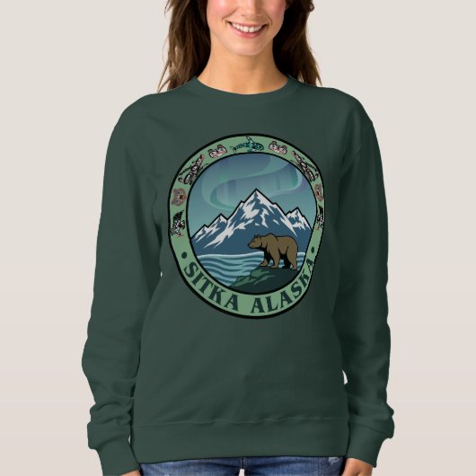 Sitka Alaska United States Sweatshirt (Vorderseite)