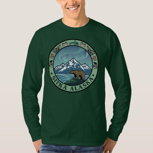 Sitka Alaska United States T-Shirt (Vorderseite)