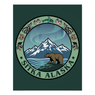 Sitka Alaska Vereinigte Staaten Poster