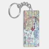 Sitka Gutierrez Airport Chart / Diagramm Schlüsselanhänger (Vorderseite links)