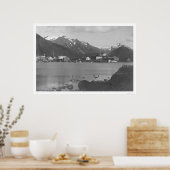 Sitka Harbor Alaska 1908 Poster (Küche)