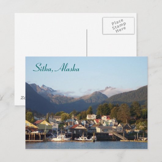 Sitka Postkarte (Vorne/Hinten)