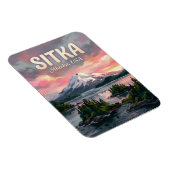 Sitka Sound Alaska Reise Magnet (Rechte Seite)