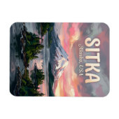 Sitka Sound Alaska Reise Magnet (Horizontal)