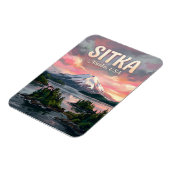 Sitka Sound Alaska Reise Magnet (Linke Seite)