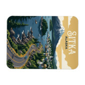 Sitka USA Magnet (Horizontal)
