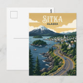 Sitka USA Postkarte (Vorne/Hinten)