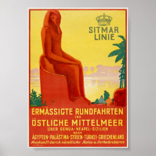 Sitmar Linie Vintage Poster 1930er Jahre