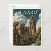 Sittard Netherlands Vintage Travel Postkarte (Vorne/Hinten)