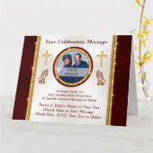 Sitte, Pastorale Jubiläumskarten oder JEDES JEDES Karte (Gelbe Blume)