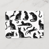 Sitter für Fotos und Namen Visitenkarte (Rückseite)