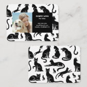 Sitter für Fotos und Namen Visitenkarte (Vorne/Hinten)