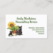 Sitter im Haus Visitenkarte (Vorderseite)