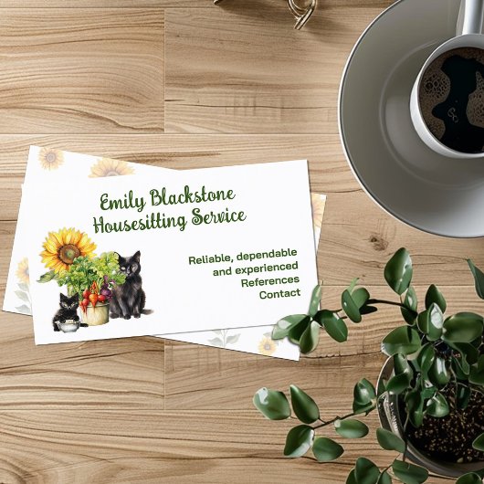 Sitter im Haus Visitenkarte