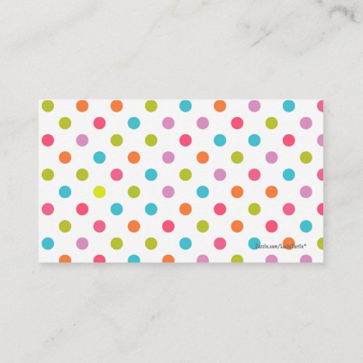 Sitter-Visitenkarten Visitenkarte (Rückseite)