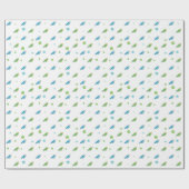 Sittich-Polka-Punkt-Geschenkpapier Geschenkpapier (Flach)