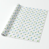 Sittich-Polka-Punkt-Geschenkpapier Geschenkpapier (Ungerollt)