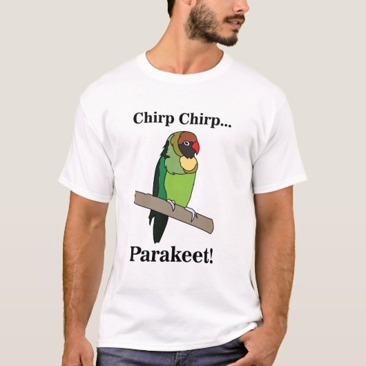 Sittich-Vogel T-Shirt (Vorderseite)